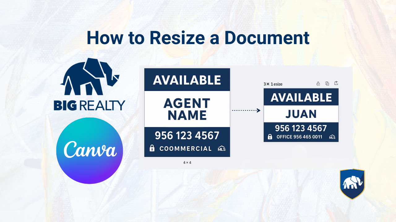 How to Resize a Document in Canva